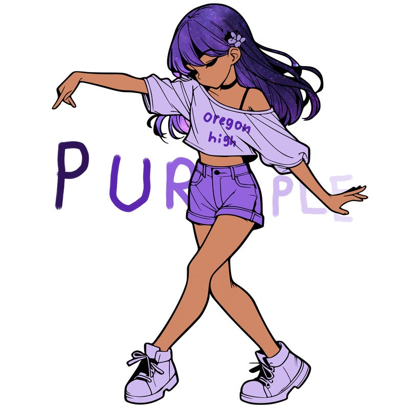 realistic girl danceing
