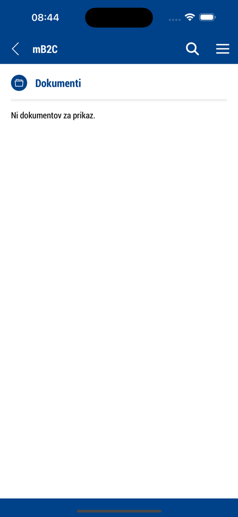 mB2C - Leerer Dokumentenbereich in der mB2C-Leasinganwendung