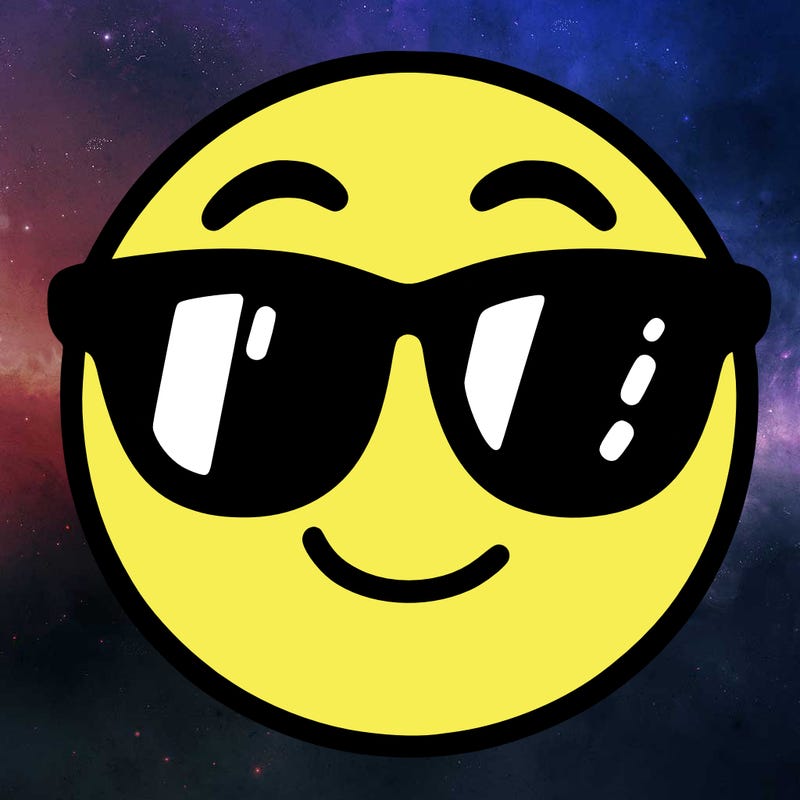 emoji with sunglasses