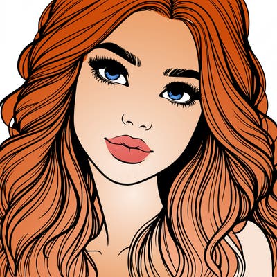 beautiful realistic girl