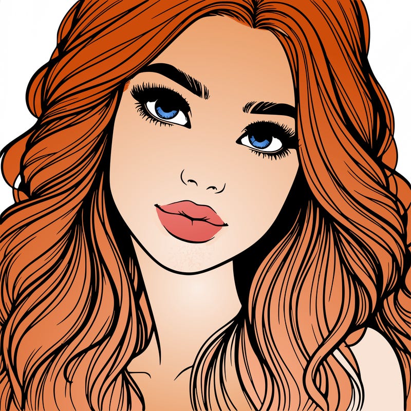 beautiful realistic girl