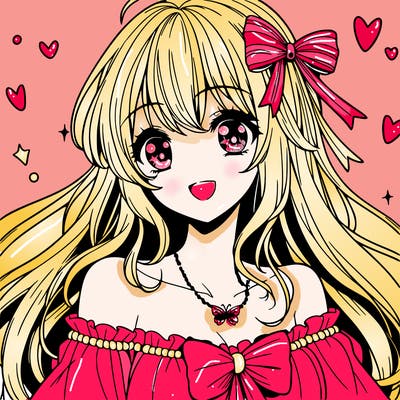 girl  beautiful manga