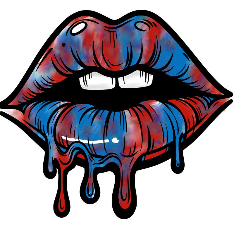 lips that look realistic and drip