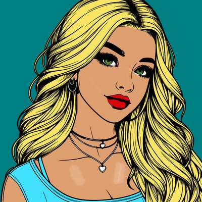 detailed realistic girl