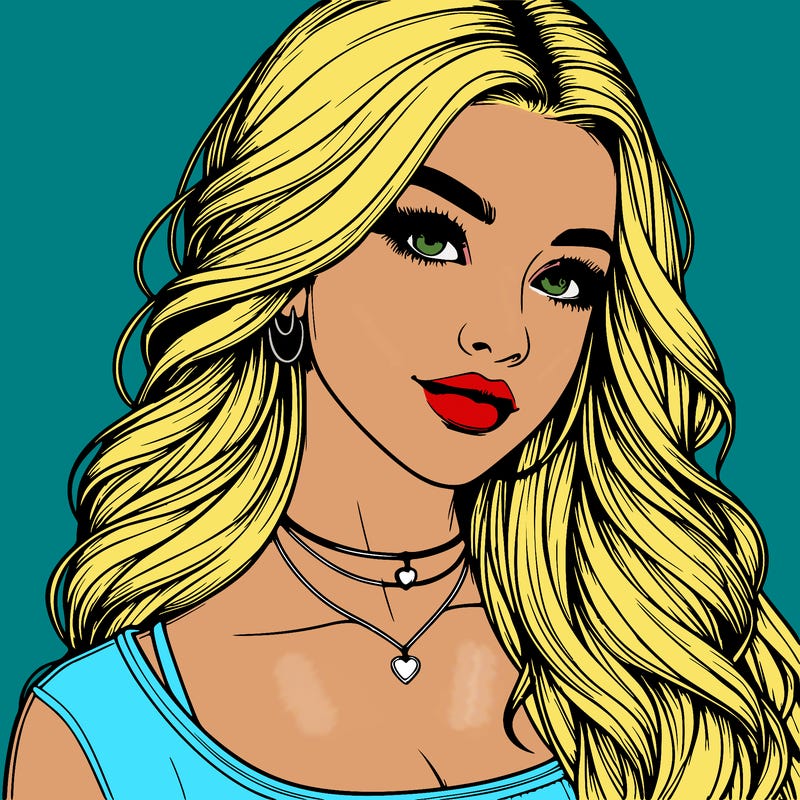 detailed realistic girl