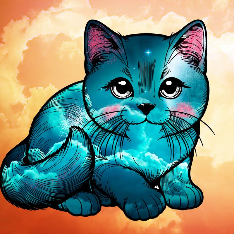 realistic cat