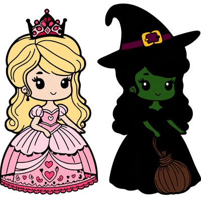 princess as a witch