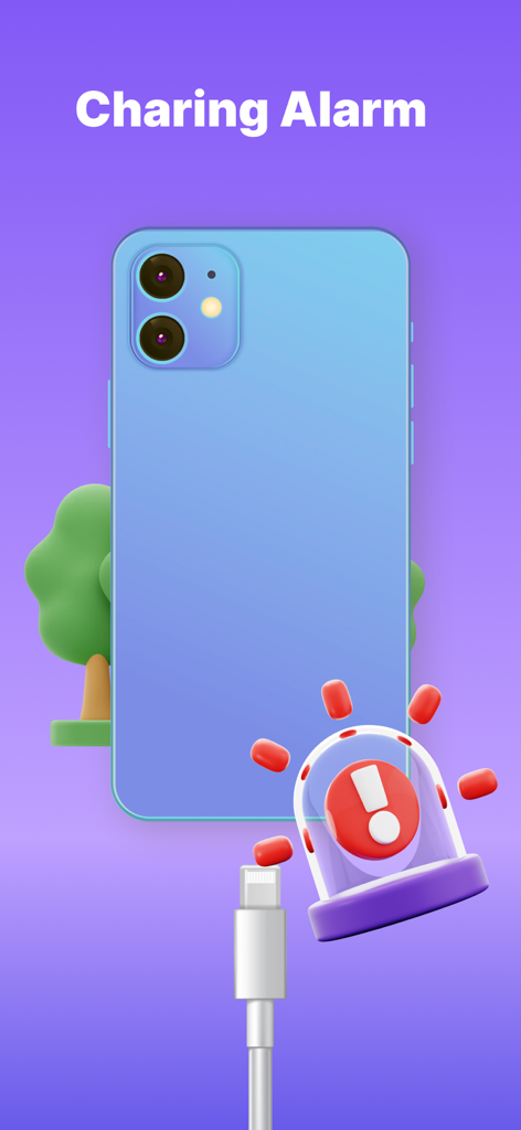 ClapRing: Find Phone By Clap - iPhone charging alarm with siren alert icon