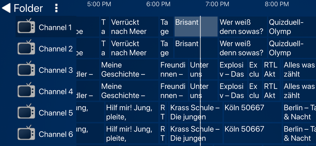 ProgTV - ProgTV electronic program guide with channel listings and schedule