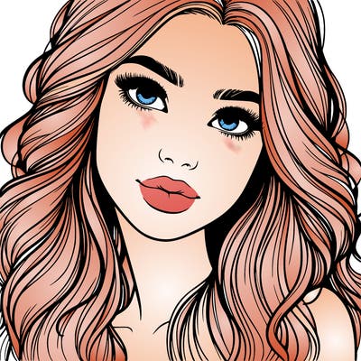 beautiful realistic girl