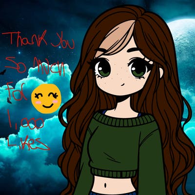 girl with long hair and a crop top with a sweater