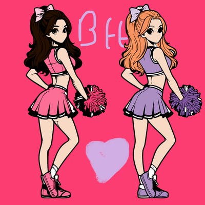 realistic cheerleader