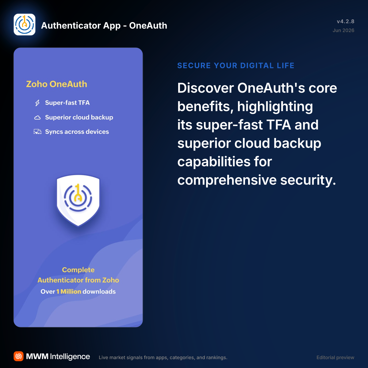 Authenticator App - OneAuth - Utilities App | MWM