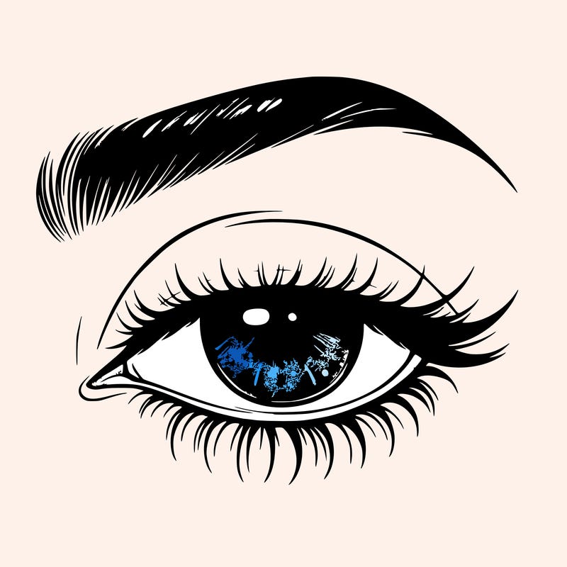 eye closed realistic