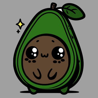 cute avocado