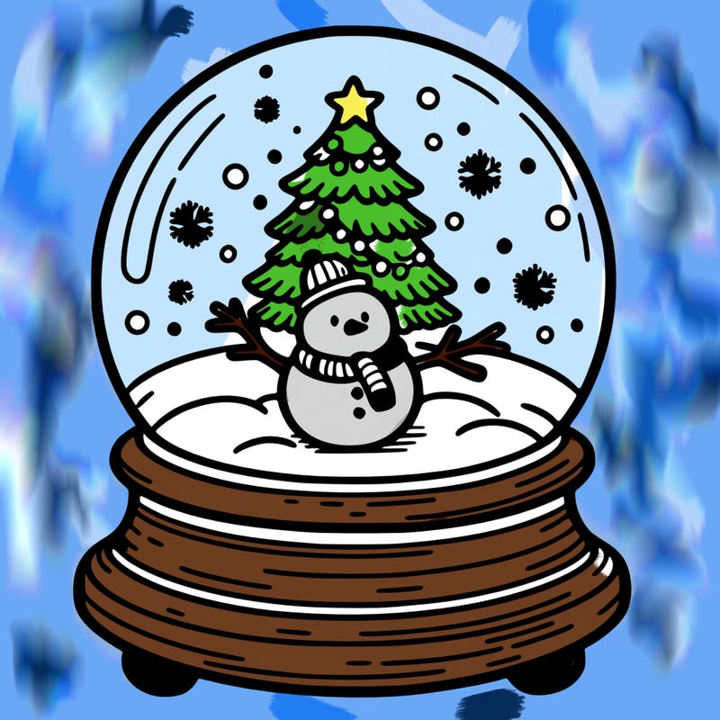 christmas snow globe