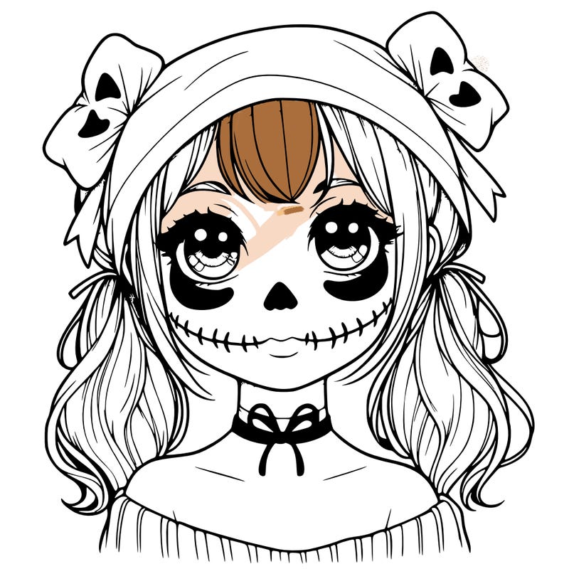 realistic girl halloween