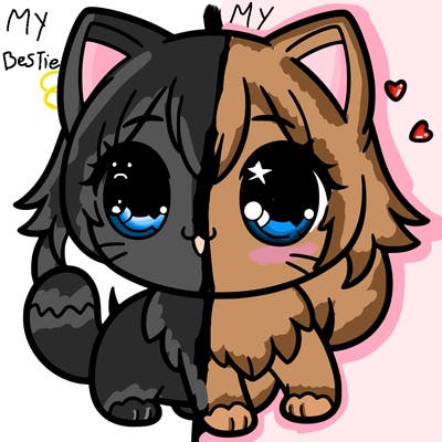 cute anime kitty cat