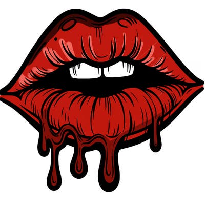 lips that look realistic and drip