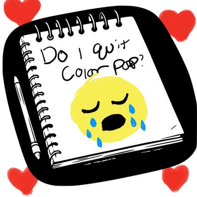 a blank sketch pad