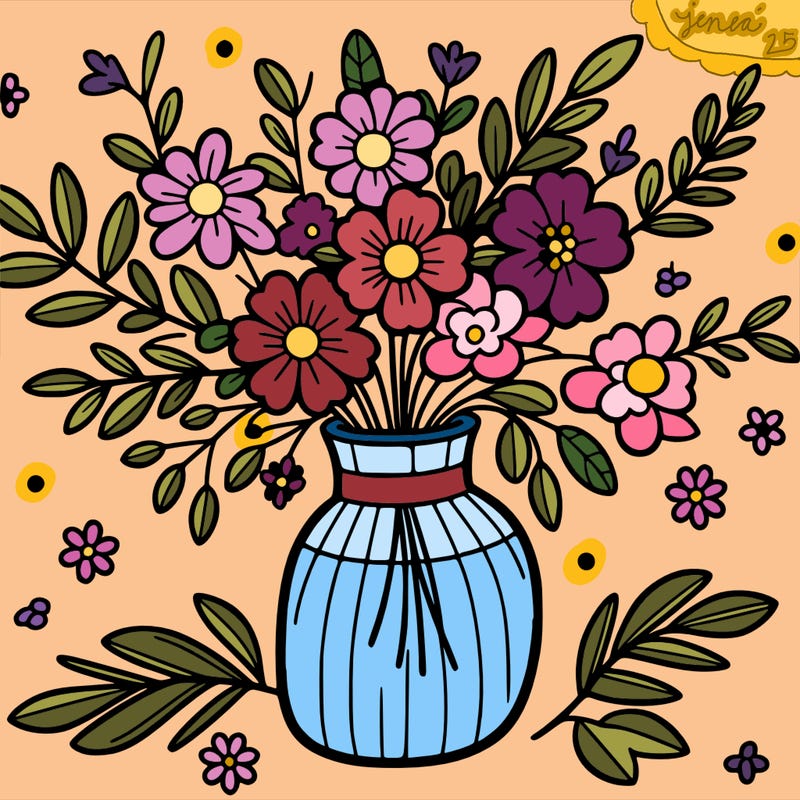 flowers in a vase