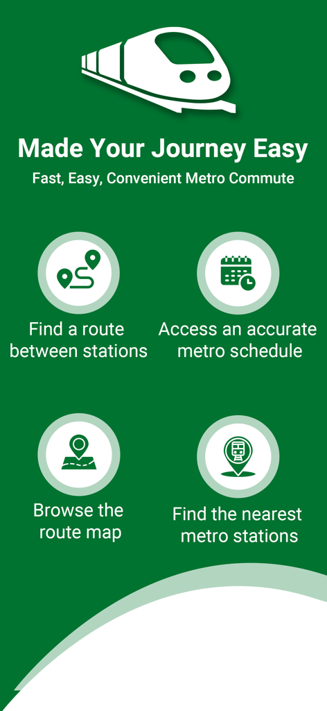 Dubai Metro - Route & Schedule - ドバイメトロアプリの機能の概要（ルートファインダーと時刻表を含む）