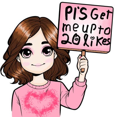 realistic girl holding up a sign