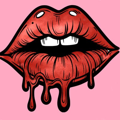 lips that look realistic and drip