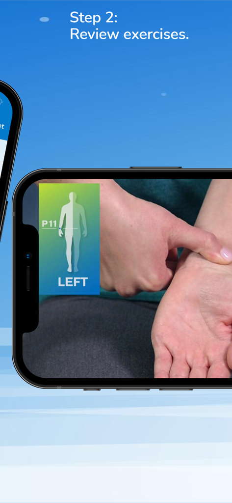 Uplift - Travel Without Jetlag - A video tutorial in the Uplift app showing how to perform nerve stimulation on the left wrist to recover from jet lag.