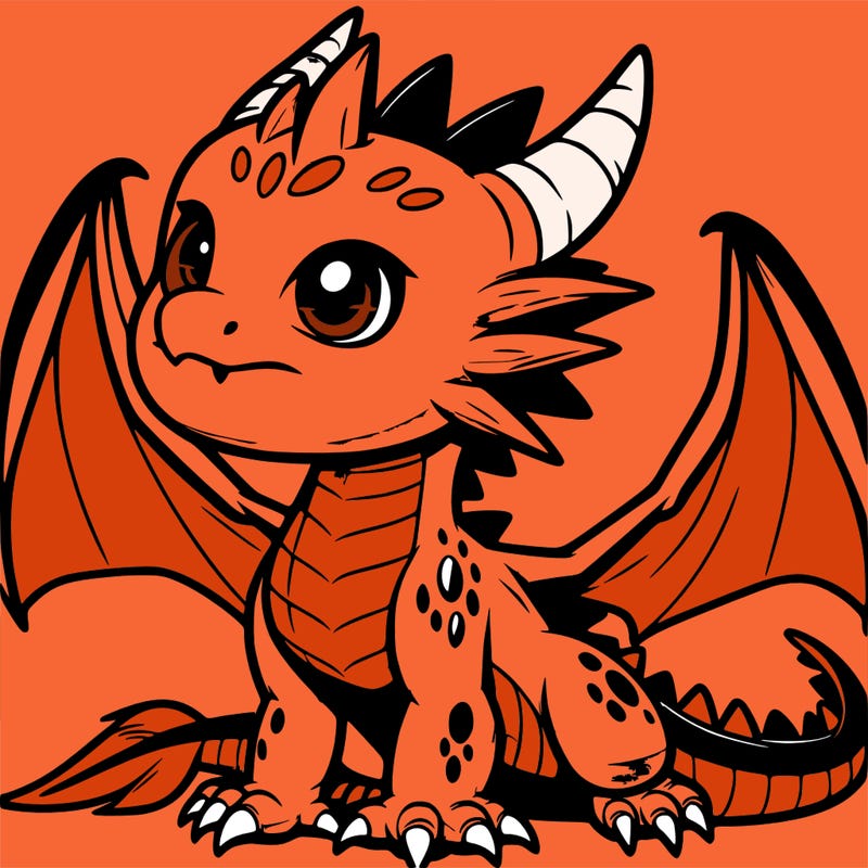 fierce baby night dragon