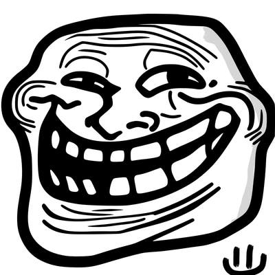 meme troll face