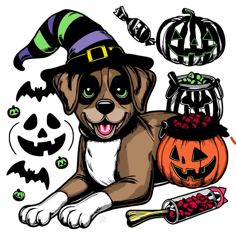 realistic dog halloween stuff