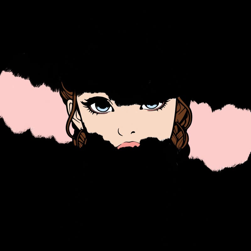 realistic girl with braids