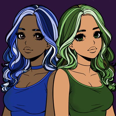 realistic twin sisters