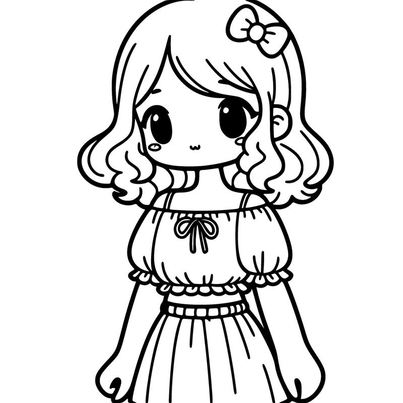 girl wearing a cute top