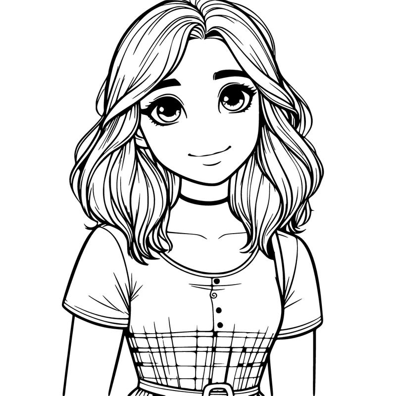 realistic young girl