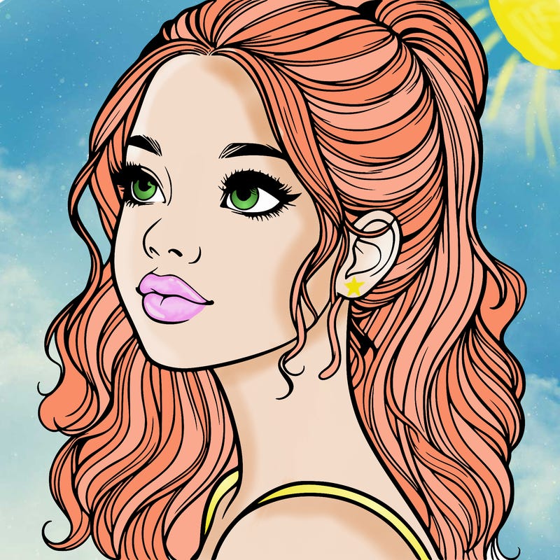 beautiful realistic girl