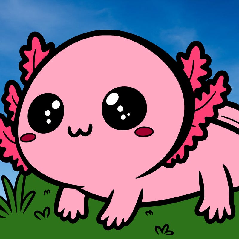 cute axolotl