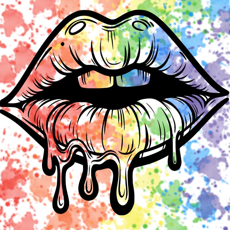 lips that look realistic and drip