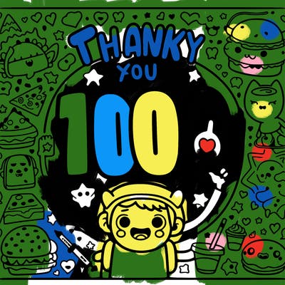 thank you for 100 likes