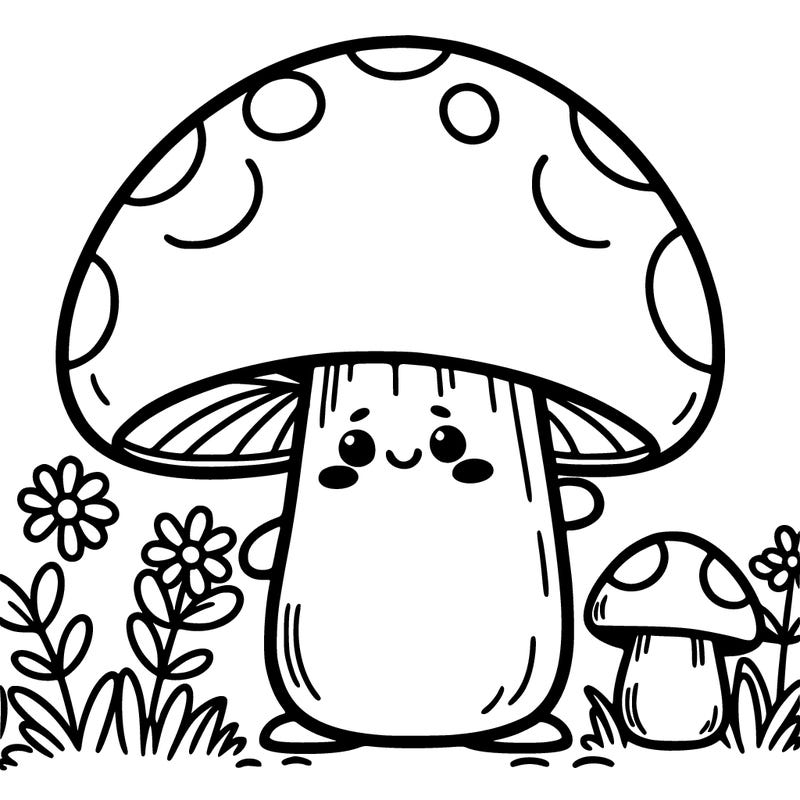 one giant easy mushroom