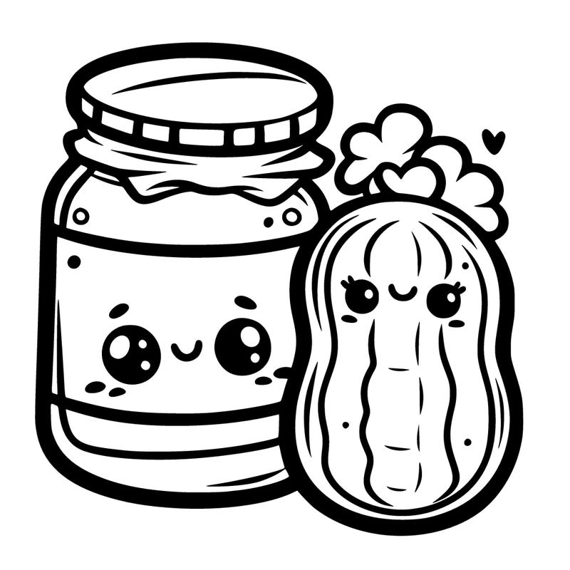 peanut and jelly cute face