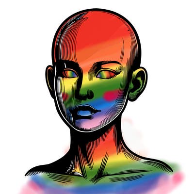 realistic human