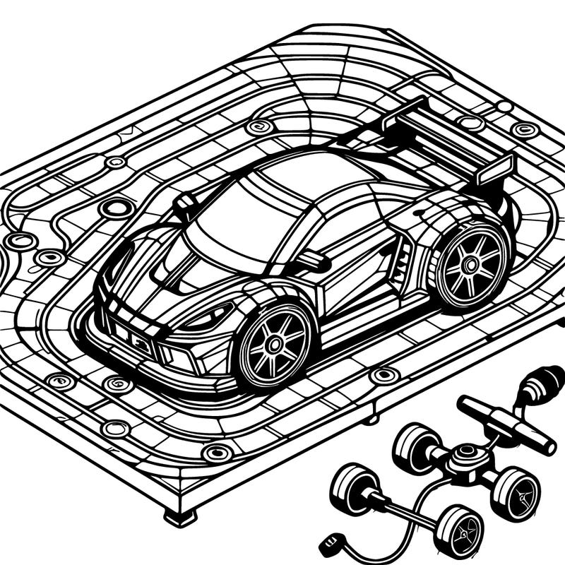 3d car circuit game
