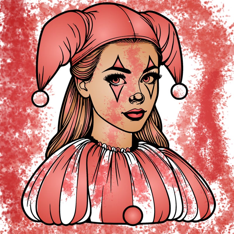 realistic female clown