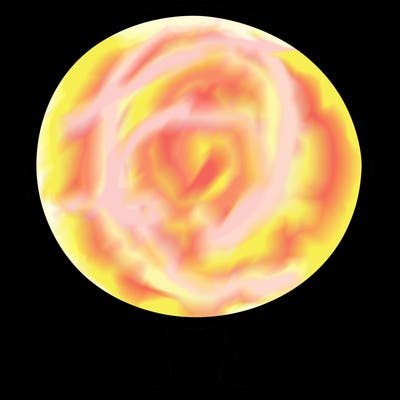 a plain circle with nothing else