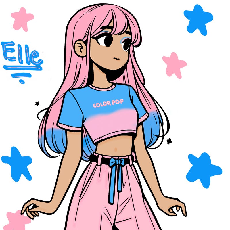 girl in a cute crop top