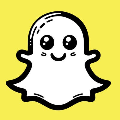 regular snapchat logo