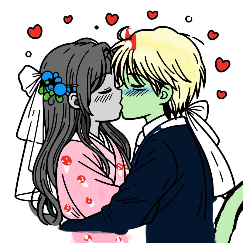 kissing