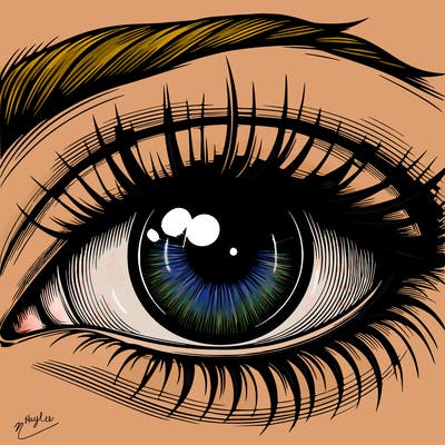 realistic eye
